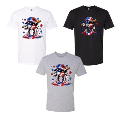 Red, White, Blue Baseball Drip