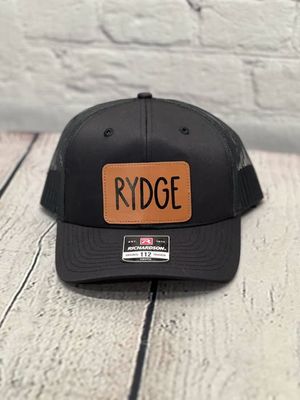 Youth Hat with Leather Patch