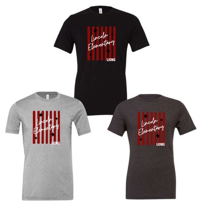 Lincoln Elementary Lions Stripes