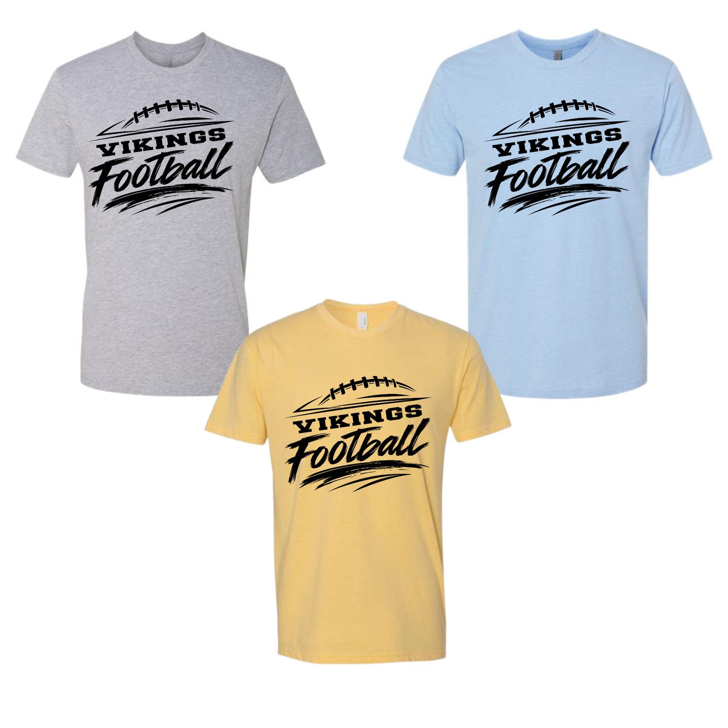 Brushed Vikings Football