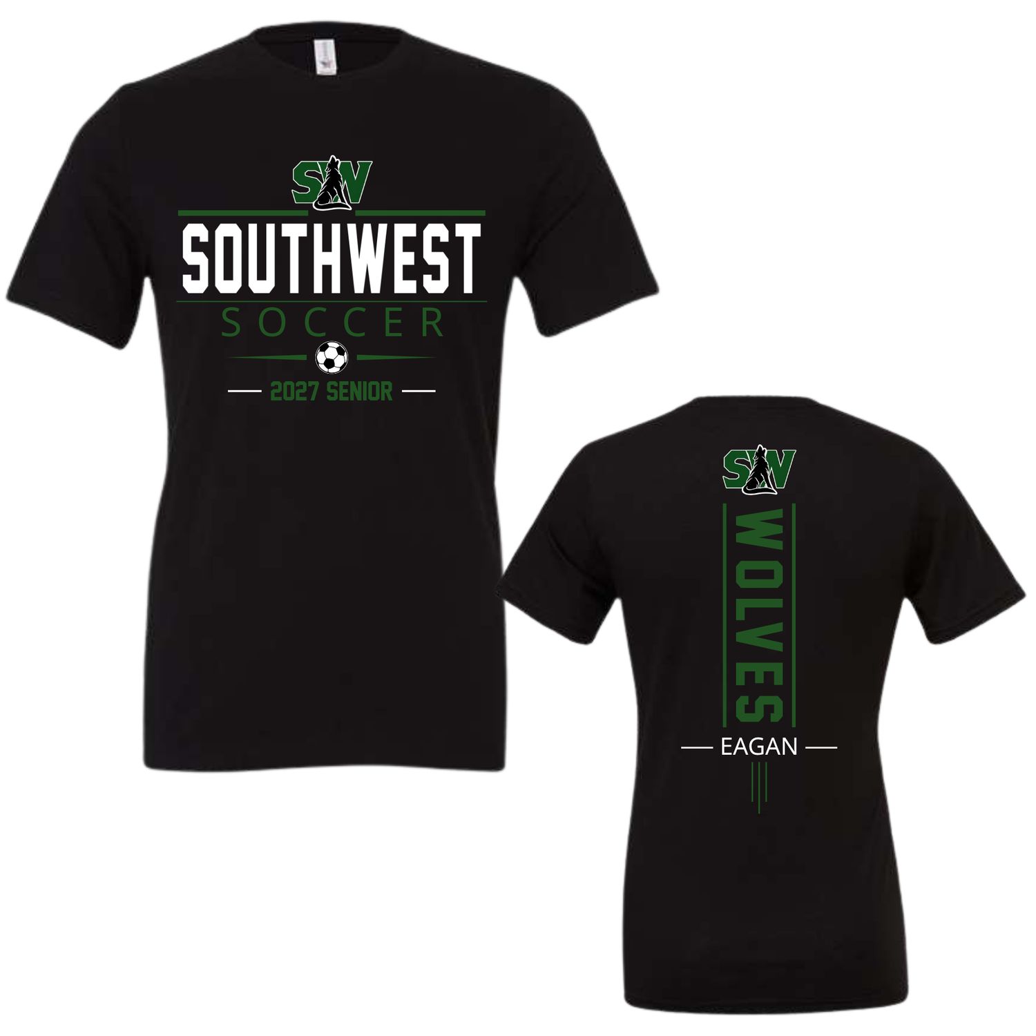 Soccer Shirt- Custom Front &amp; Back