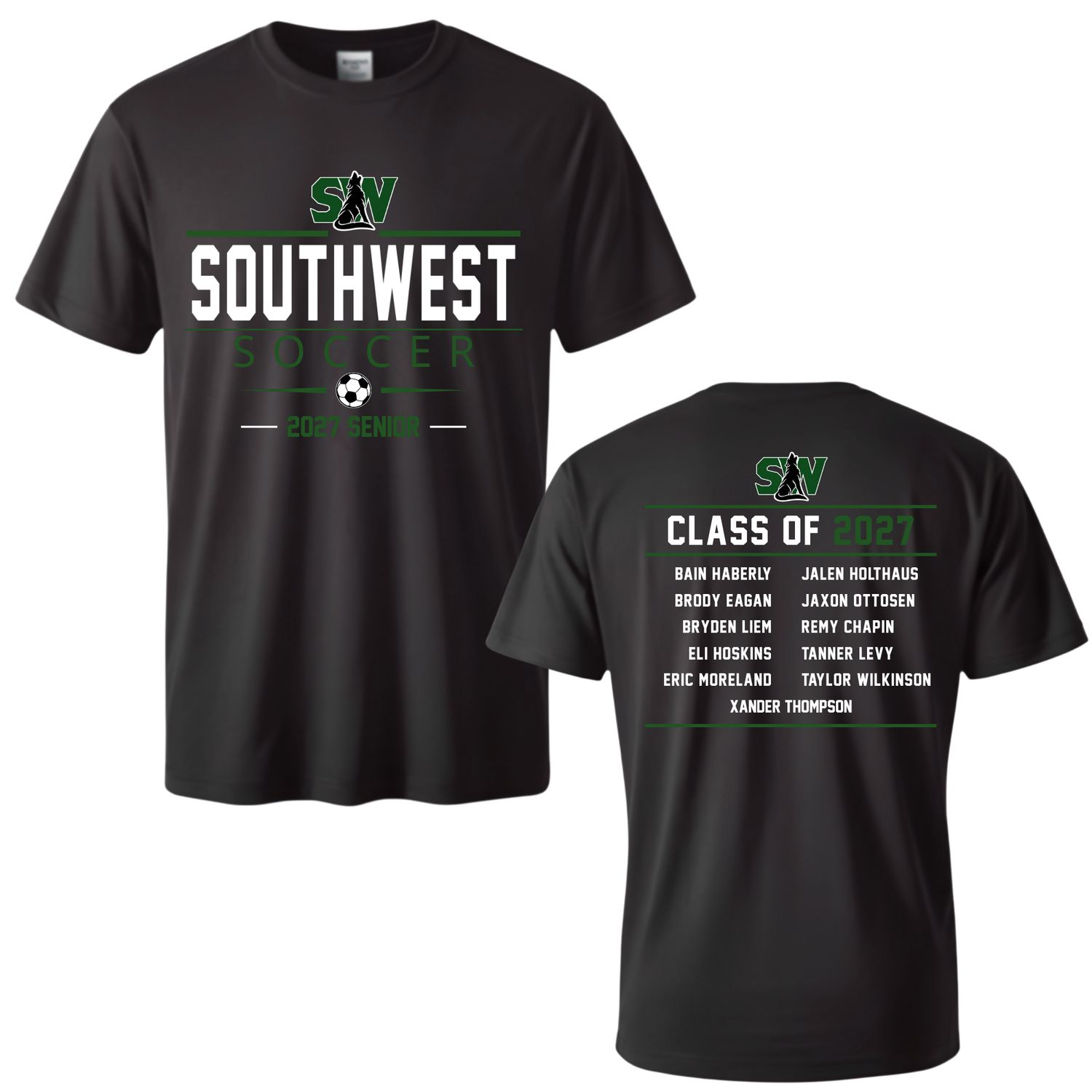 Soccer Shirt- Senior Back