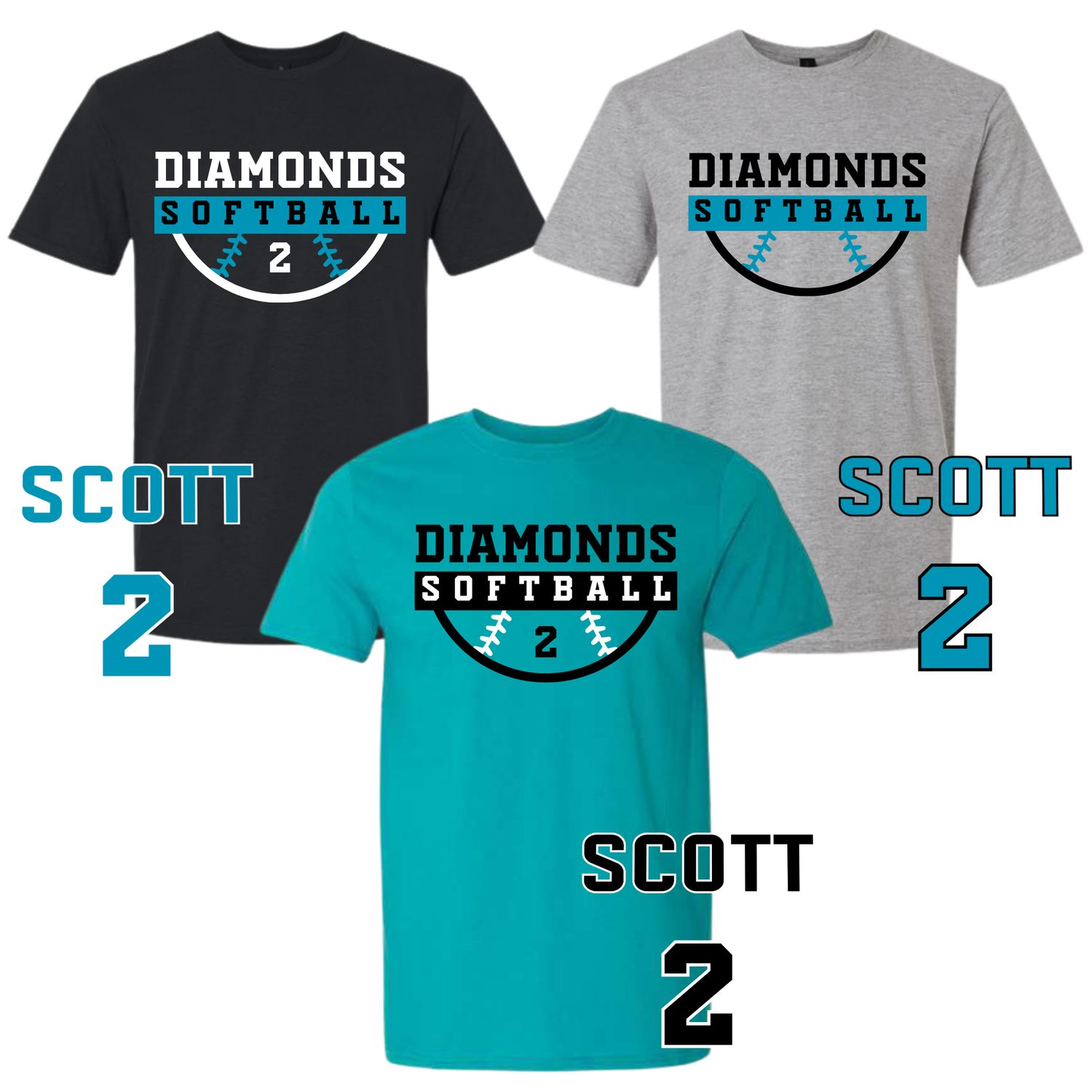 Simple Diamonds Softball
