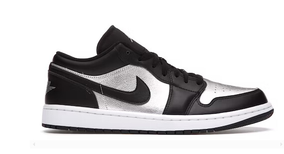 Jordan 1 LOW METALLIC SILVER