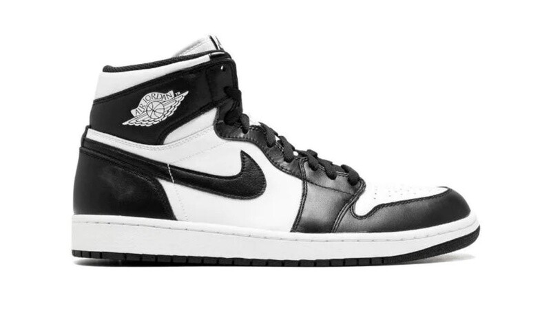 JORDAN 1  BLACK WHITE