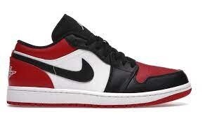 JORDAN 1 LOW BRED TOE