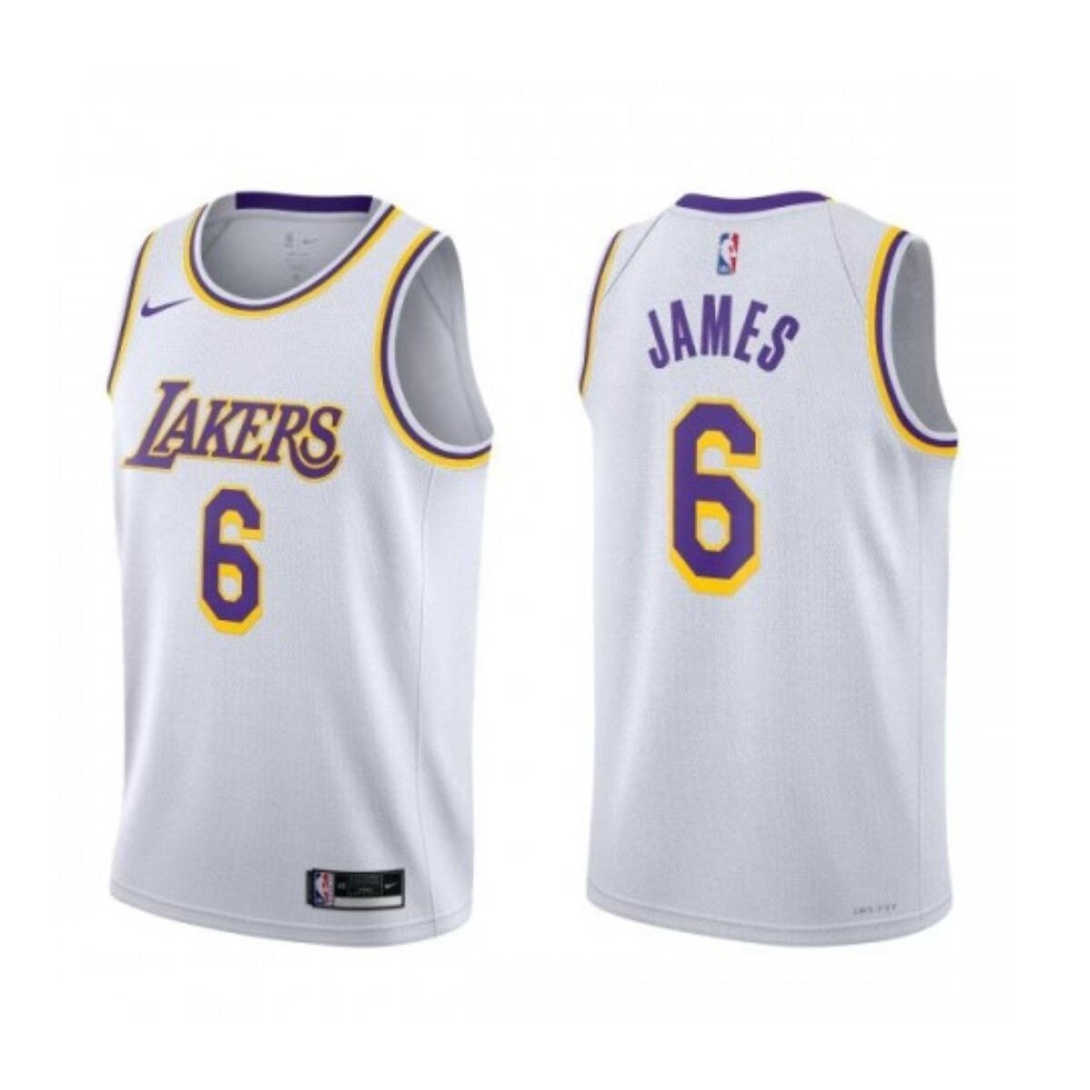 BASKETBALL JERSEY (LAKERS WHITE)