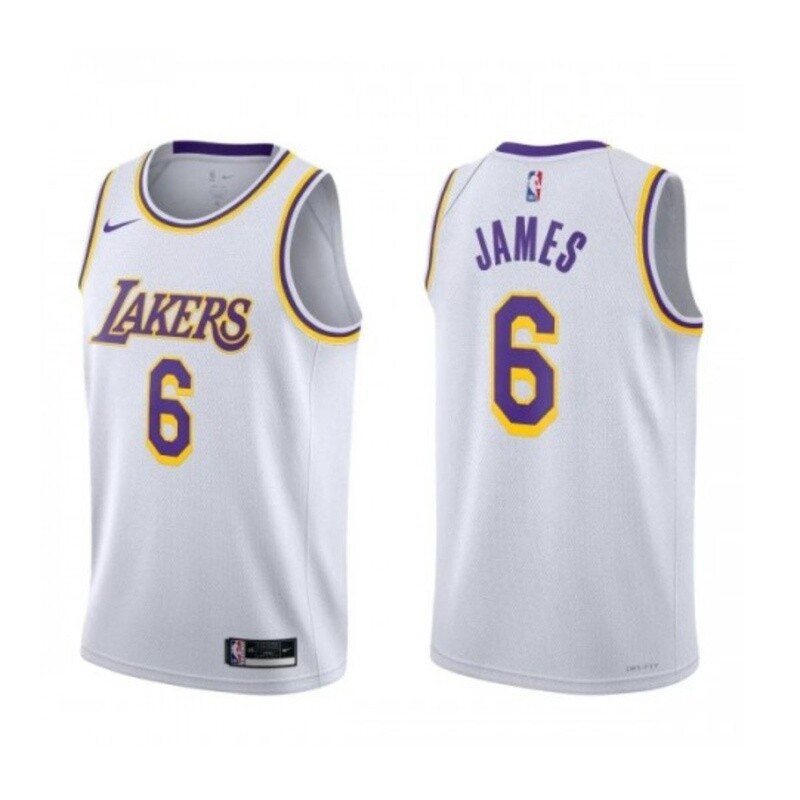 BASKETBALL JERSEY (LAKERS WHITE)