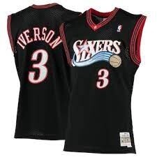 BASKETBALL JERSEY (SIXERS BLACK)