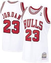 BASKETBALL JERSEY (BULLS WHITE)