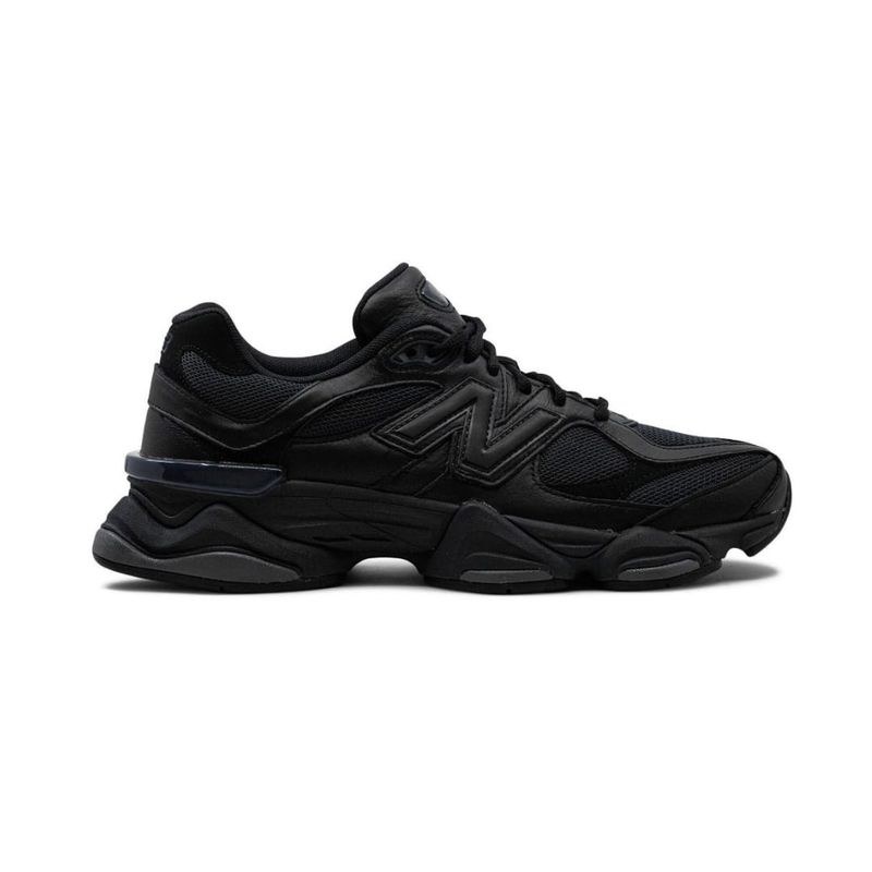 NEW BALANCE 9060 TRIPLE BLACK LEATHER