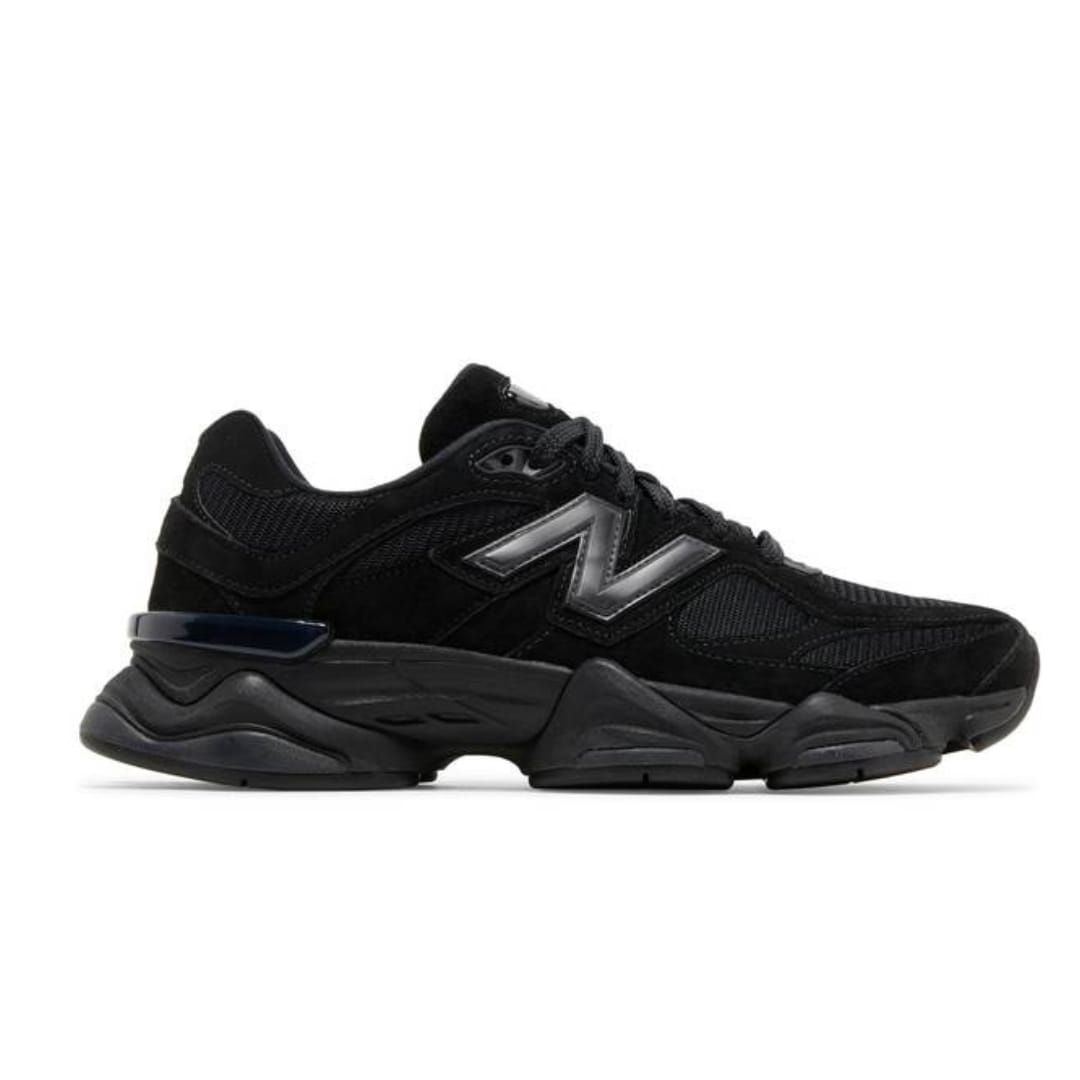 NEW BALANCE 9060  TRIPLE BLACK SUEDE
