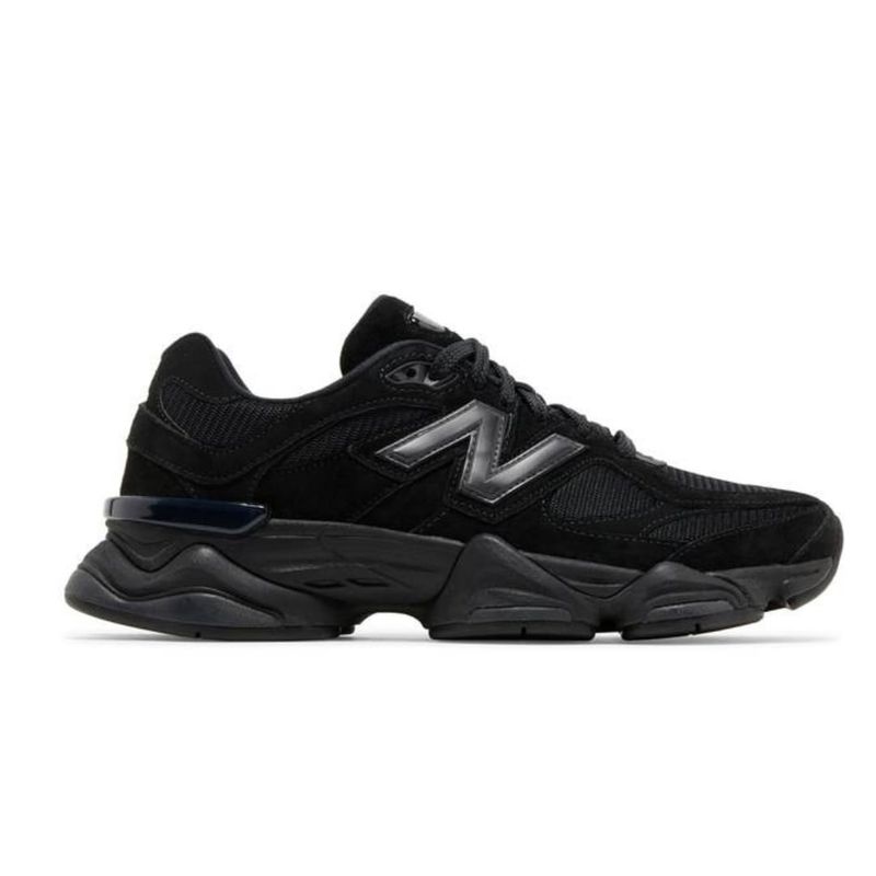 NEW BALANCE 9060  TRIPLE BLACK SUEDE