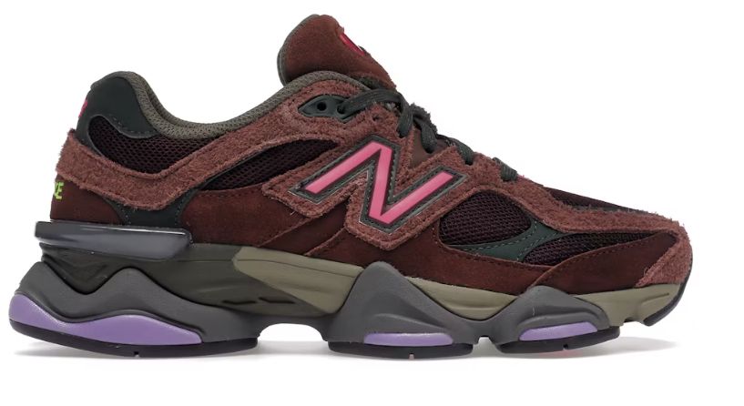 NEW BALANCE 9060 RICH OAK BURGUNDY