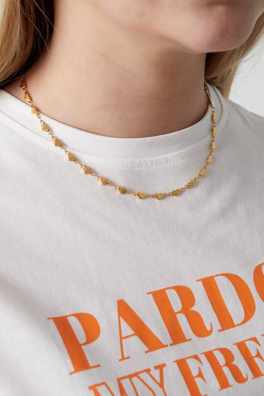 Subtiele Hartjes Ketting