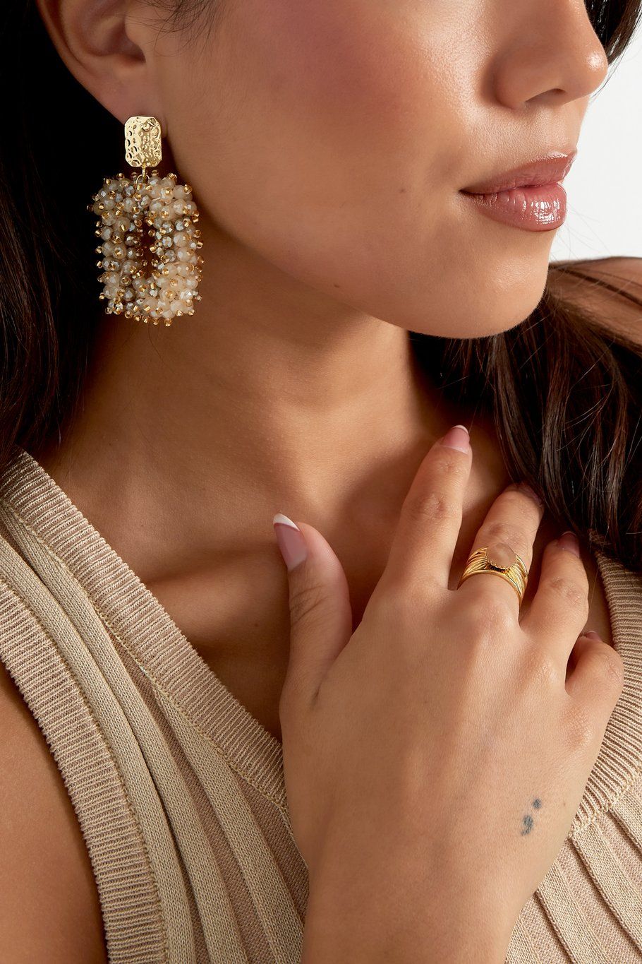 Glitter Nights Statement Oorbellen