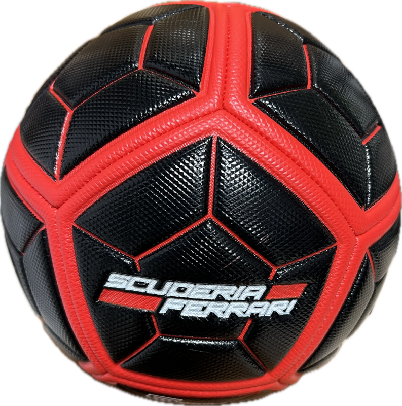 Ferrari Ball - Black with Red Trim