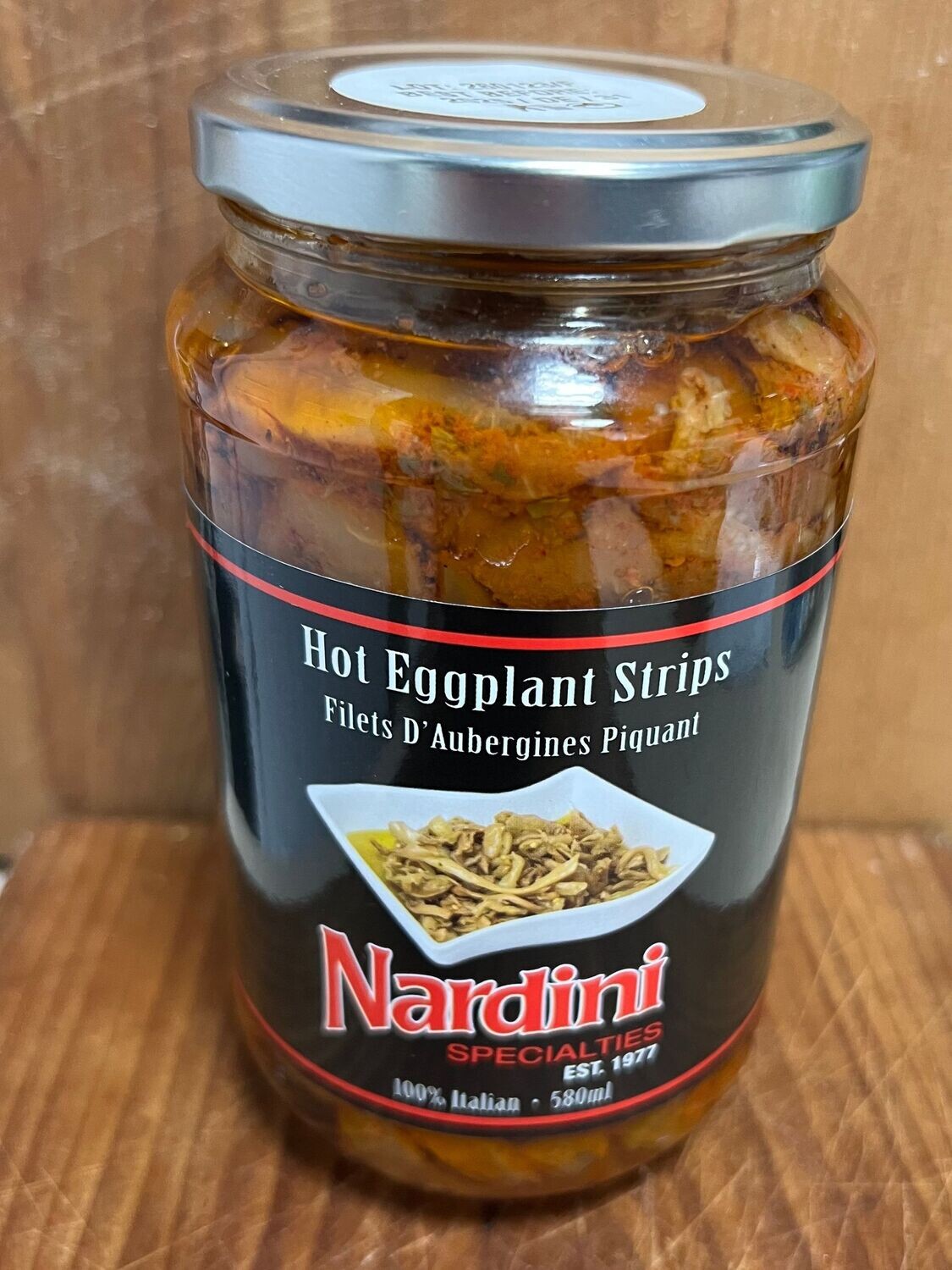 Hot Eggplant Strips - Nardini Private Label