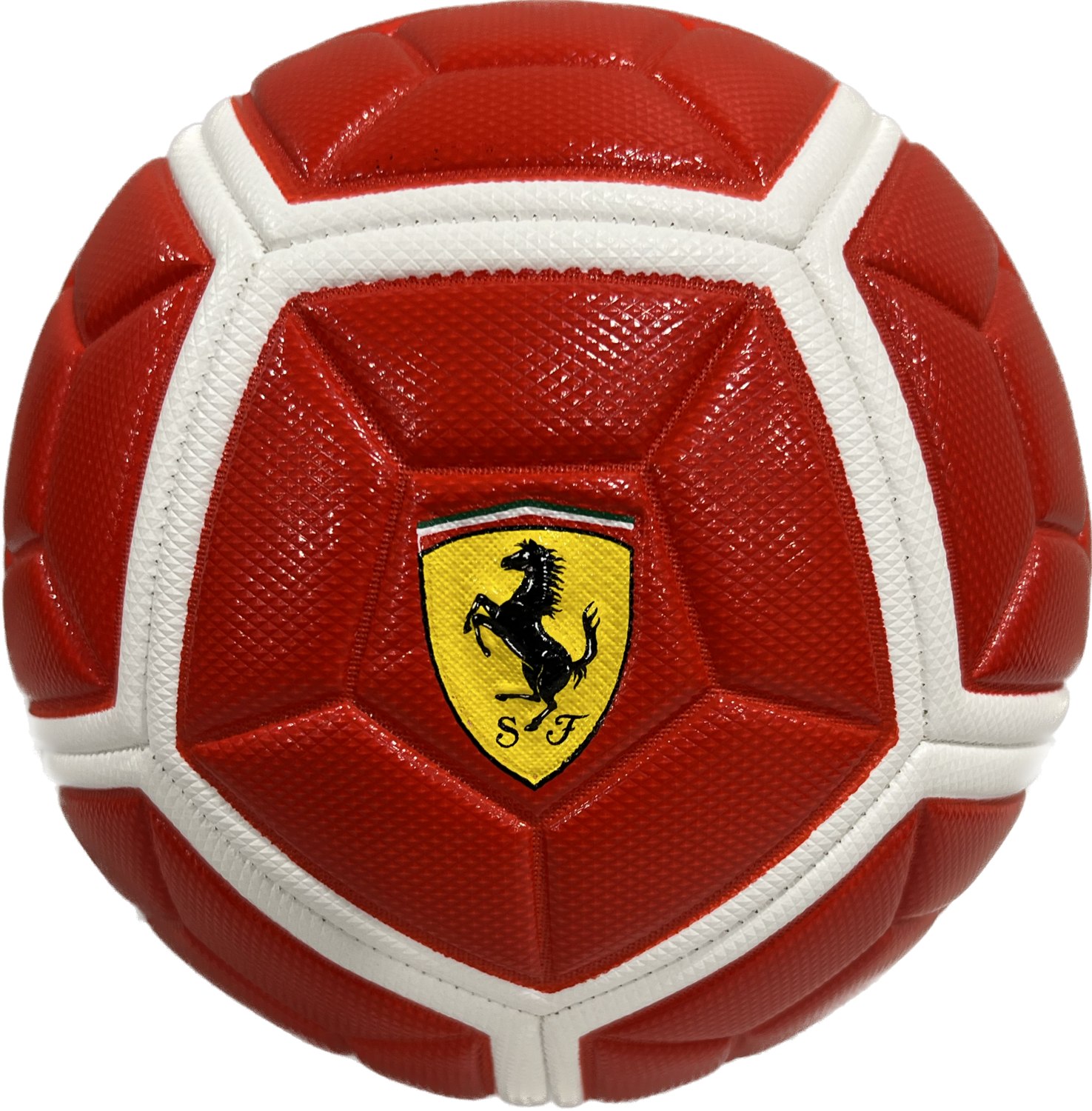 Ferrari Ball - Red with White Trim