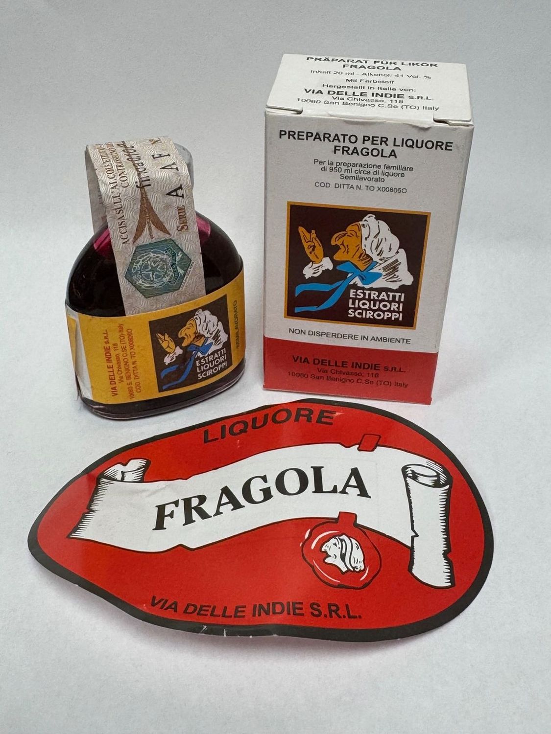 Via Delle Indie - Fragola (Strawberry) Baking Extract