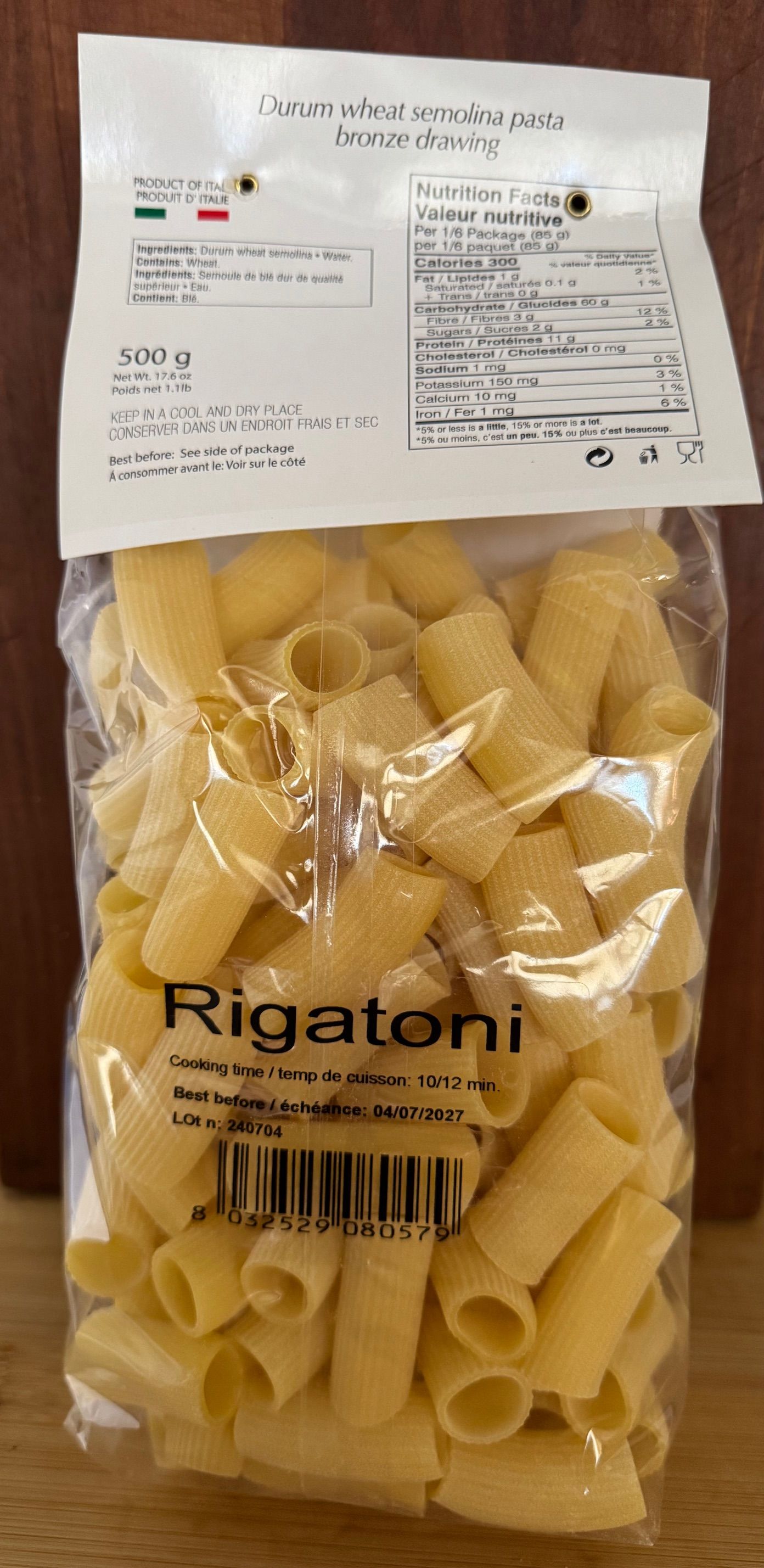 Nardini Private Label Calabrian Pasta - Rigatoni