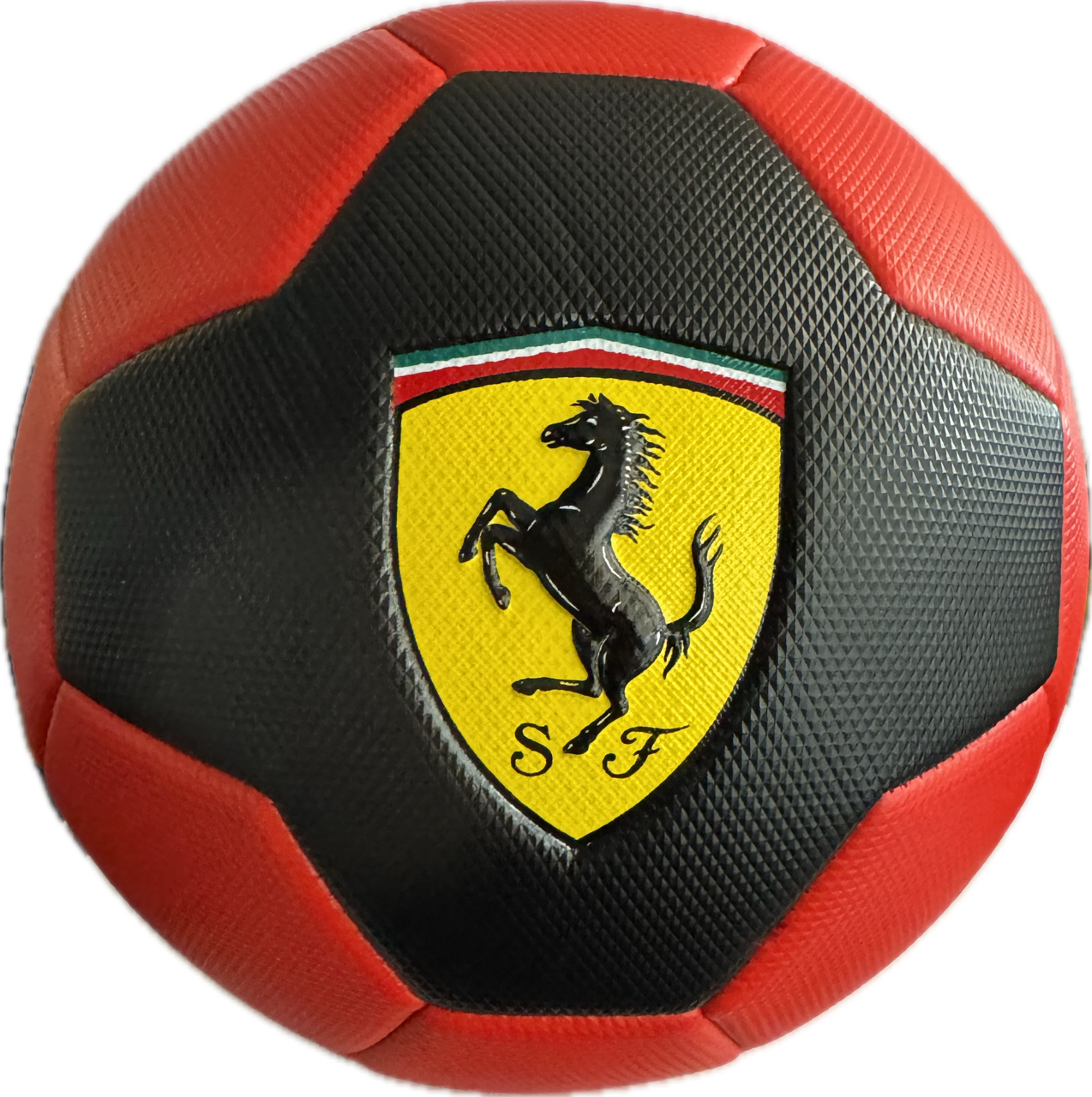 Ferrari Ball - Red with Black Panels