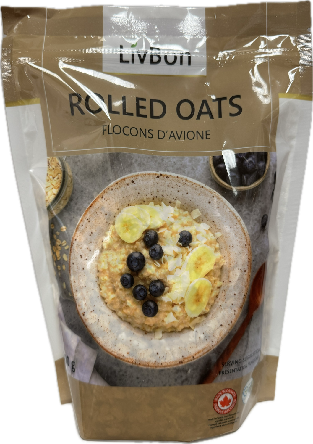 LivBon Rolled Oats - Gluten Free - 500g