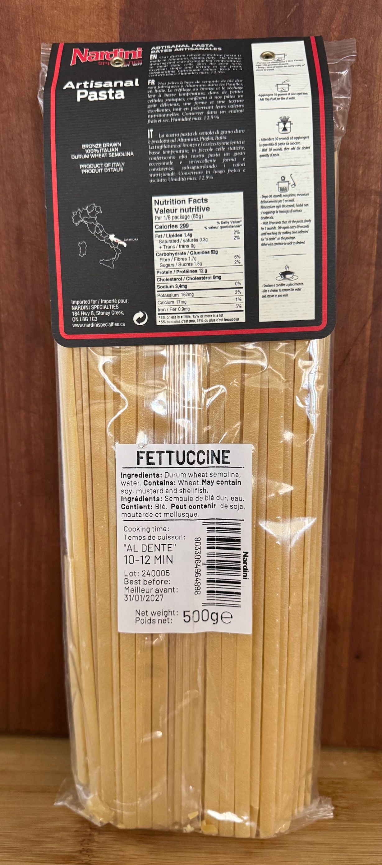 Nardini Private Label Pugliese Pasta - Fettuccine