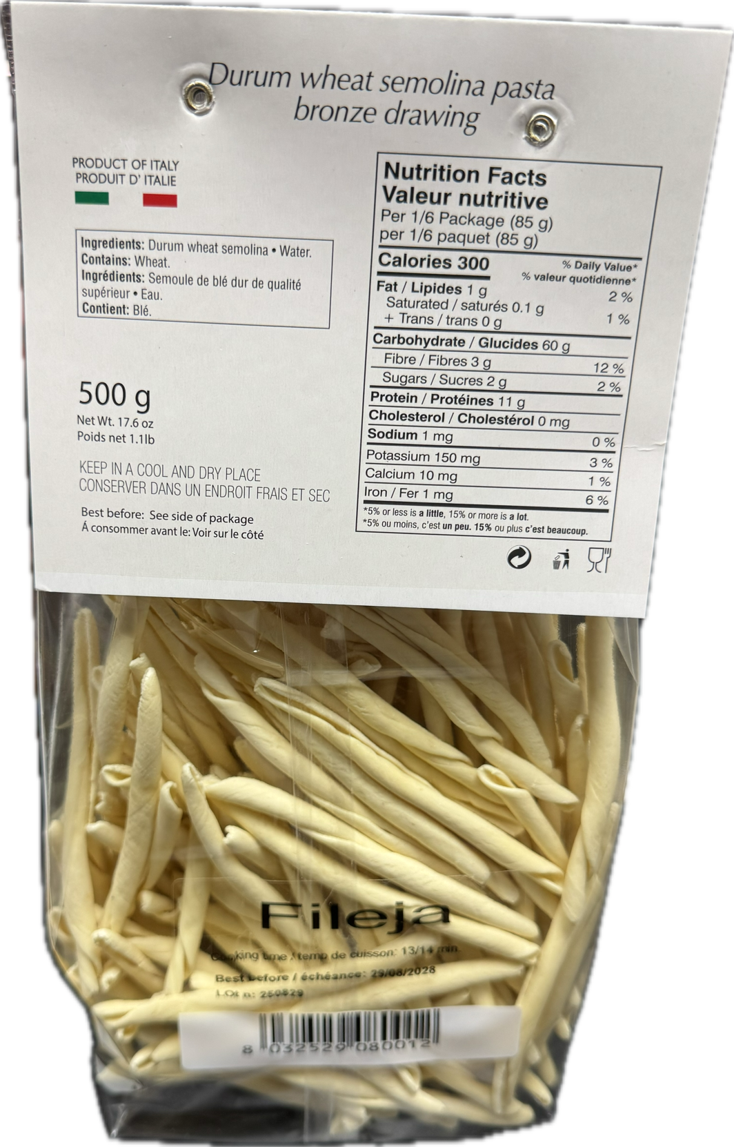 Nardini Private Label Calabrian Pasta - Fileja