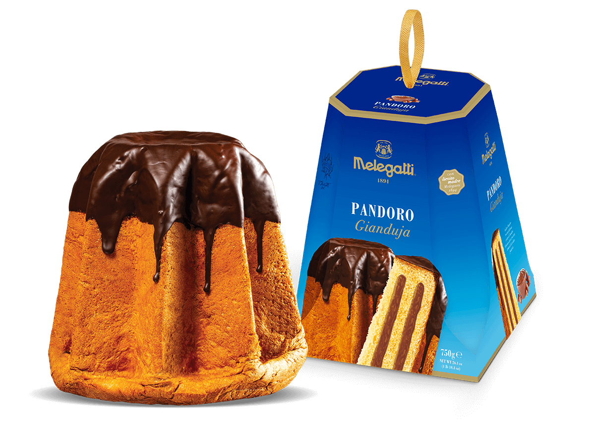 Melegatti Pandoro Gianduja Christmas Cake - 750G