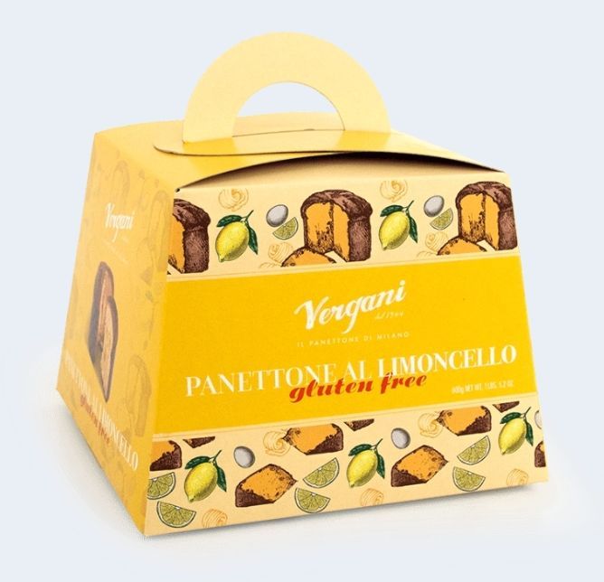 VERGANI - GLUTEN FREE PANETTONE - LIMONCELLO - 600G