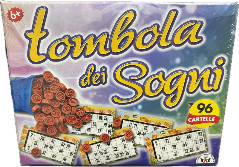 Tombola Dei Sogni - Italian Lotto Game - 96 Cards