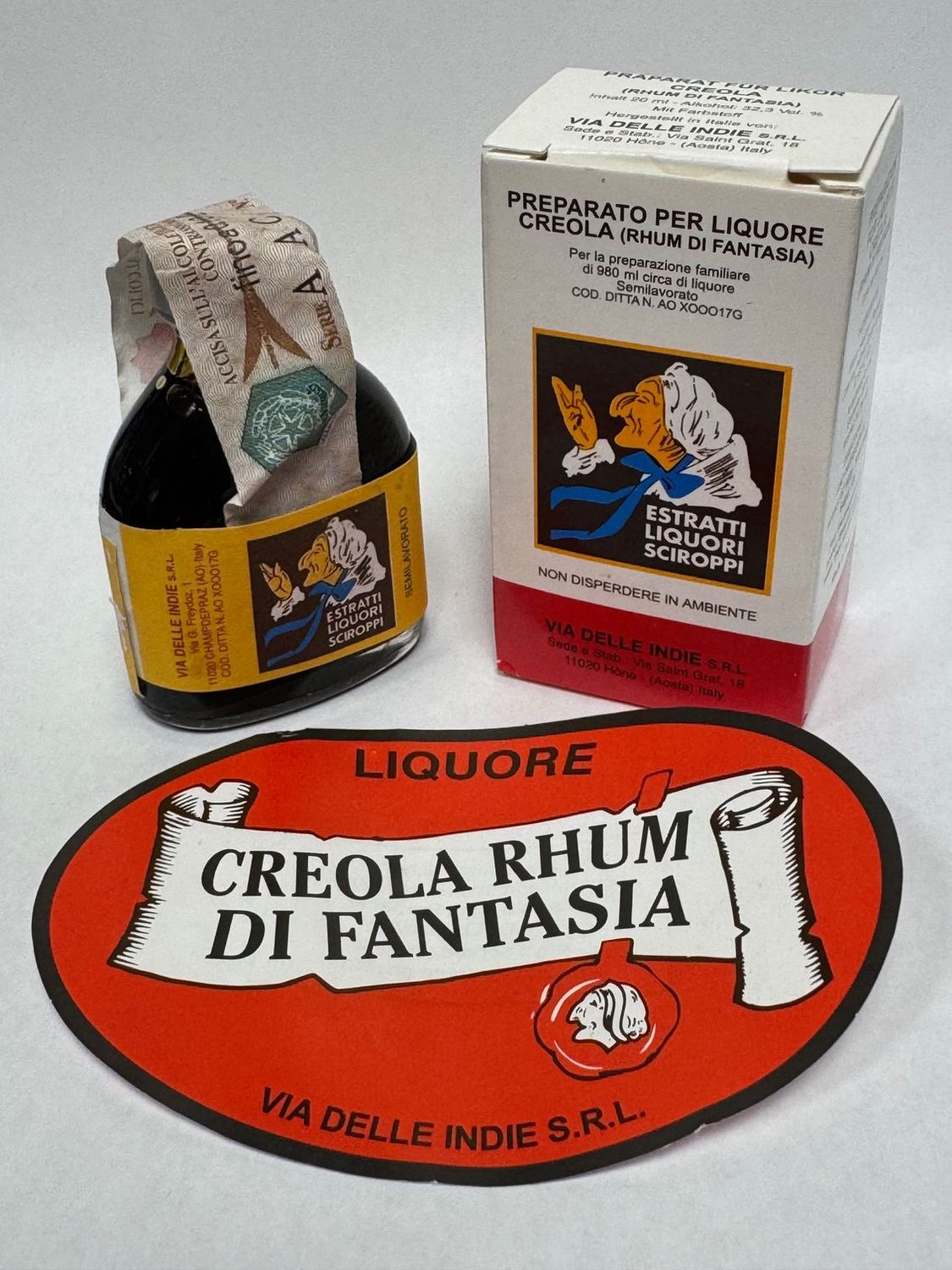 Via Delle Indie - Creola Rhum Di Fantasia Baking Extract Via Delle Indie - Creola Rhum Di Fantasia Baking Extract