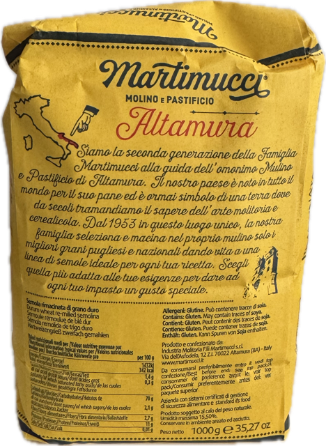 Martimucci Durum Wheat Semolina   1kg
