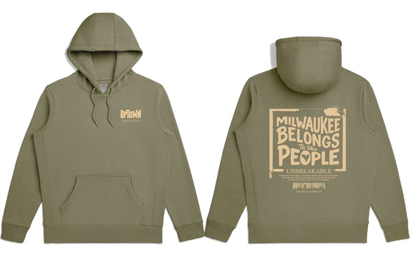 Milwaukee Belongs to the People Embroidered Hoodie