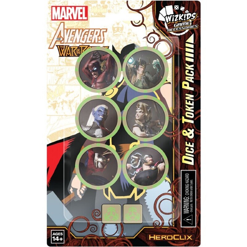 Heroclix: Avengers War of the Realms - Dice and Token Pack