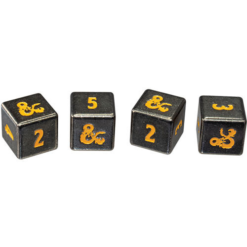 D&amp;D: Heavy Metal d6 Dice Set - Realmspace (4)