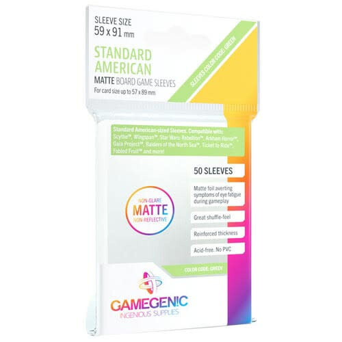 Gamegenic: Matte Sleeves - Standard American (50)