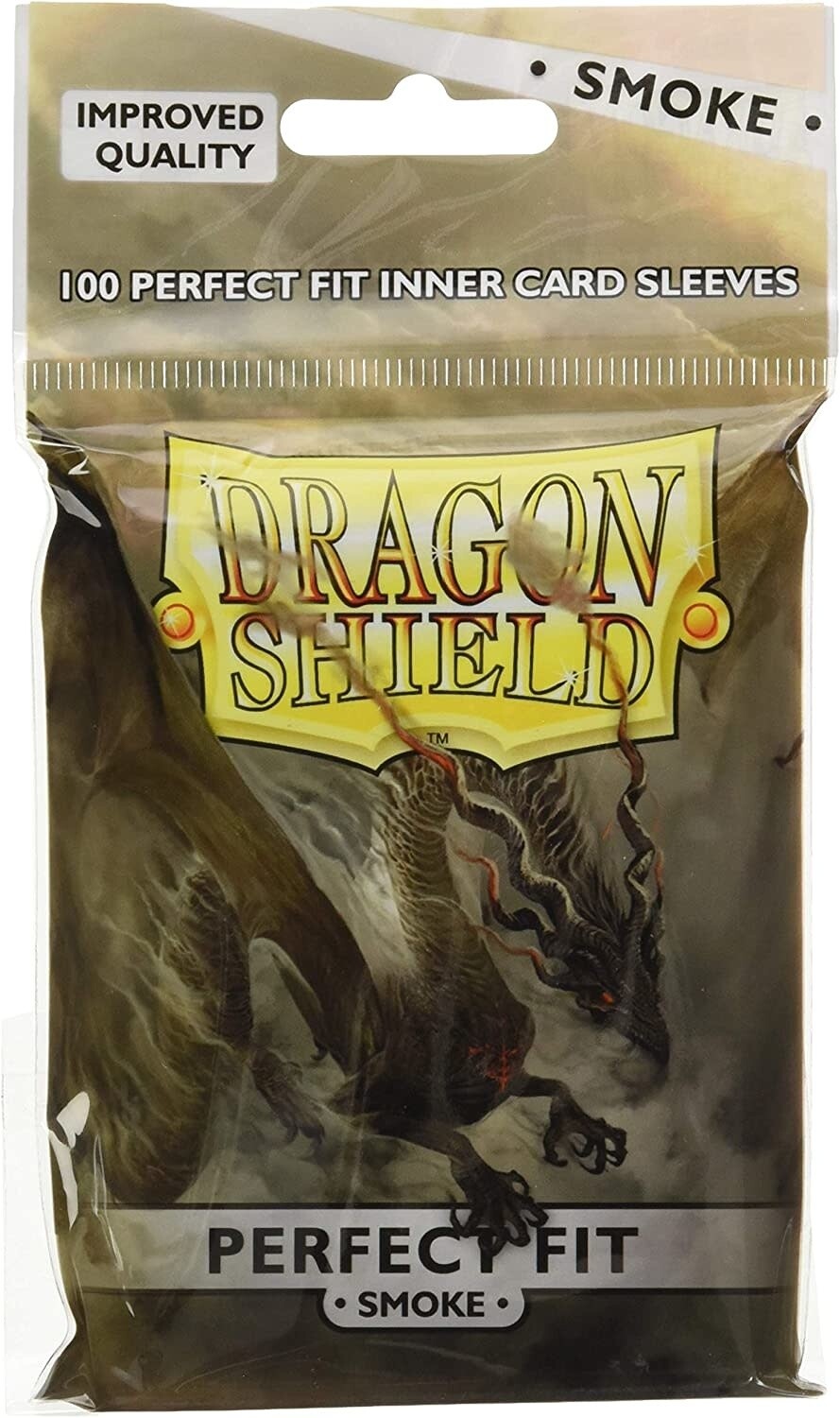 Dragon Shield Sleeves: Perfect Fit Smoke (100 Count)