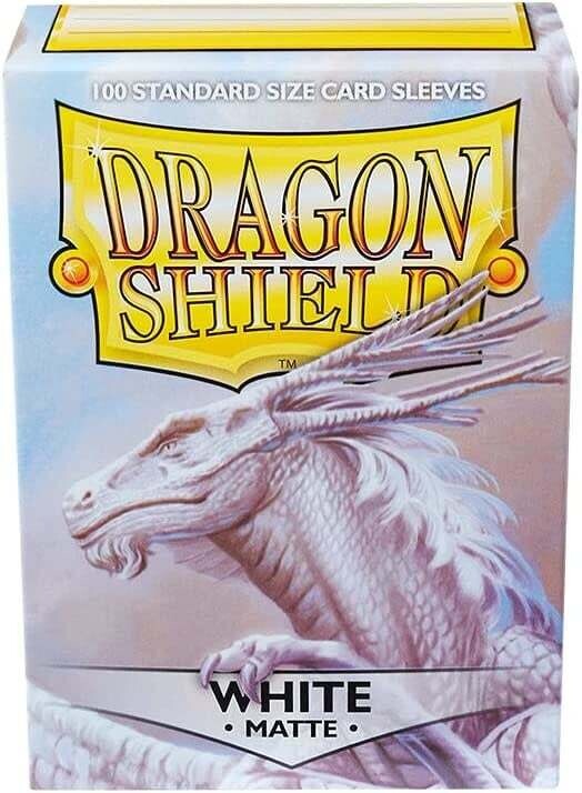 Dragon Shield Sleeves: Matte White (100 CT)