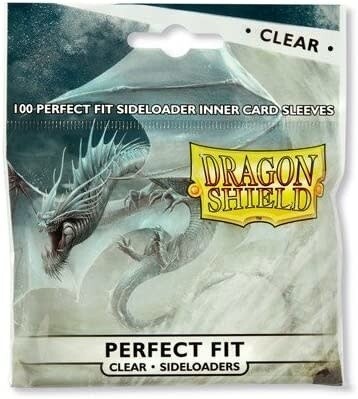 Dragon Shield Sleeves: Perfect Fit Clear Sideloaders (100 Count)