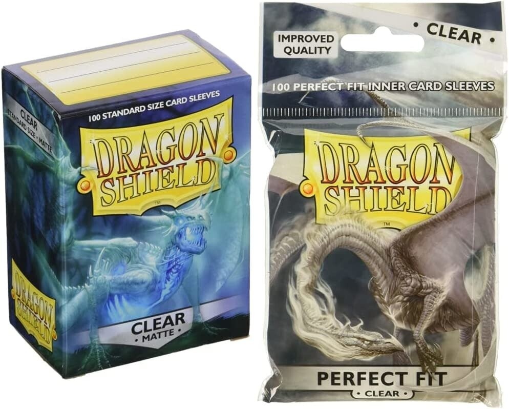 Dragon Shield Sleeves: Matte Clear (100 Count)