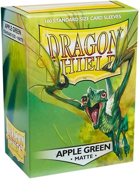 Dragon Shield Sleeves: Matte Apple Green (100 Count)