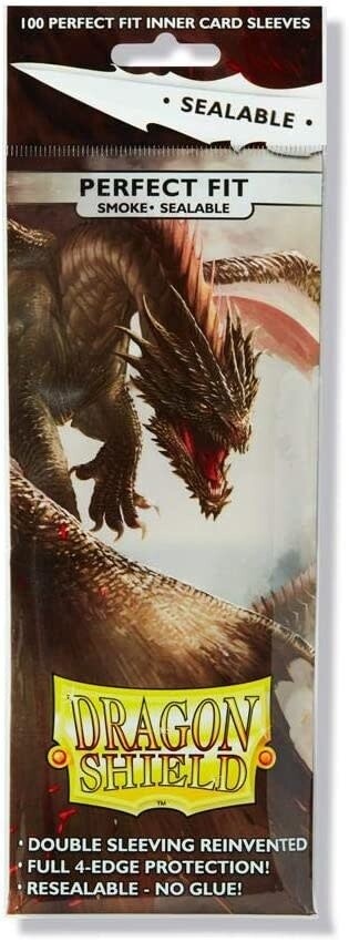 Dragon Shield Sleeves: Perfect Fit Smoke Sealable (100 Count)