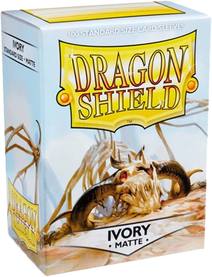 Dragon Shield Sleeves: Matte - Ivory (100 CT)