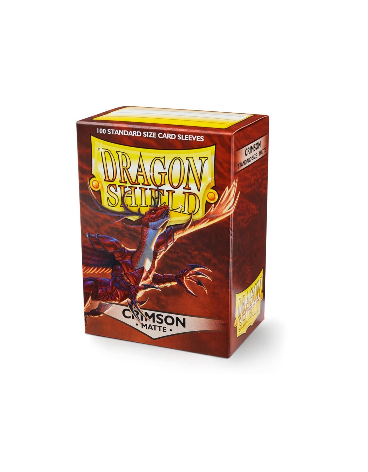 Dragon Shield Sleeves: Matte - Crimson (100 CT)