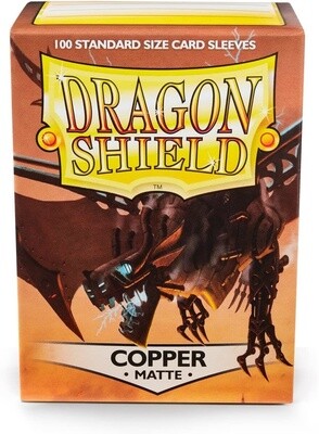 Dragon Shield Sleeves: Matte Copper (100 CT)