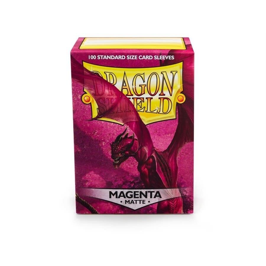 Dragon Shield Sleeves: Matte Magenta (100 CT)