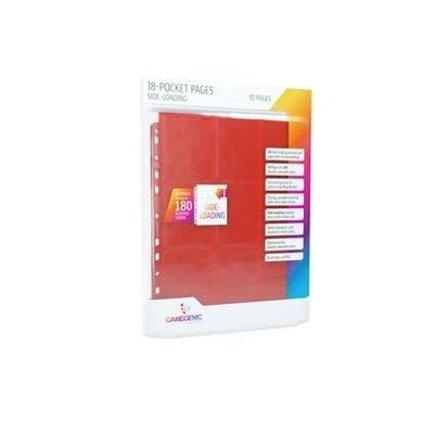 Gamegen!c: Sideloading 18-Pocket Pages Pack - Red (10 Pack)