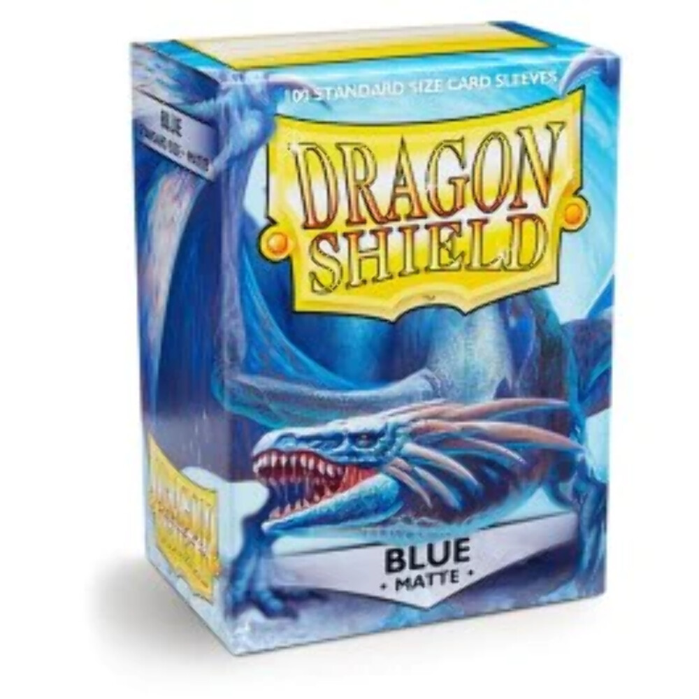 Dragon Shield Sleeves: Matte Blue (100 CT)